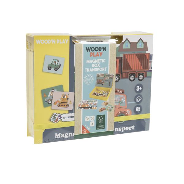 Valigetta magnetica veicoli - WOOD 'N' PLAY