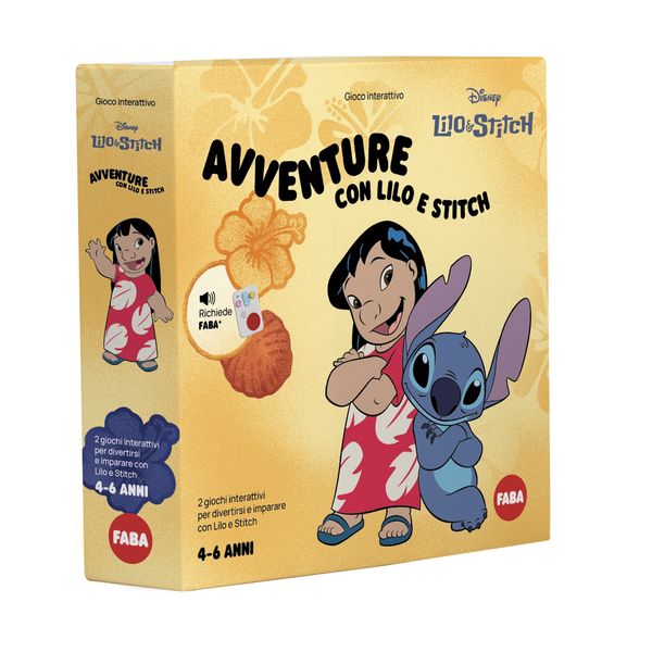 Gioco cerca trova faba - avventure con lilo e stich - età 4-6 anni - FABA