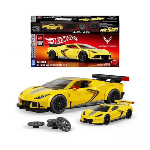Mattel brick shop hot wheels '20 corvette c8.r - BRICK SHOP, MATTEL