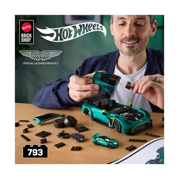 Mattel brick shop hot wheels '24 aston martin vantage gt3 - BRICK SHOP, MATTEL