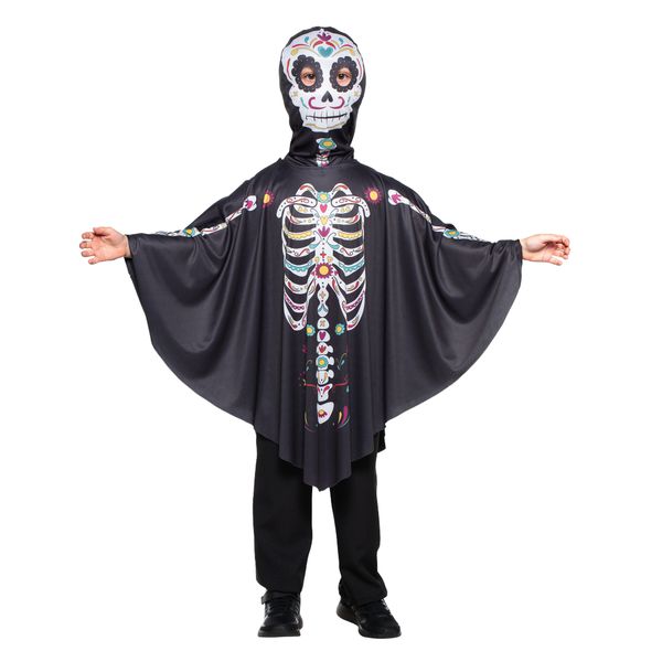 Costume travestimento halloween dia de los muertos bambino taglia unica - CARNAVAL QUEEN