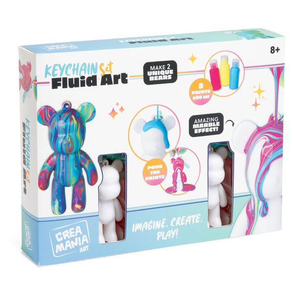 Set portachiavi fluid art - CREA MANIA
