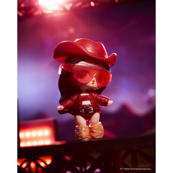 L.o.l. surprise! music festival headliners – bambolina da collezione con portachiavi a cuore, 4 look assortiti - LOL