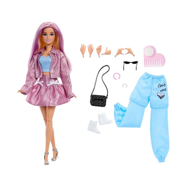 Barbie bambola e accessori intercambiabili barbie deluxe fashion - Barbie