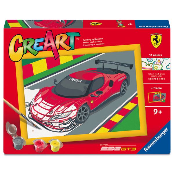 Ravensburger - creart ferrari 296 gt3, 9+ - CREART