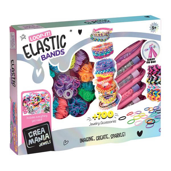 Loop-it! elastici colorati - più di 700 accessori - CREA MANIA