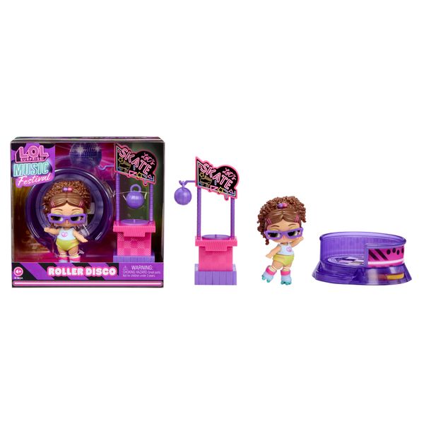 L.o.l. surprise! music festival furniture packs – set di mobili con bambolina esclusiva, 4 modelli da collezionare - LOL