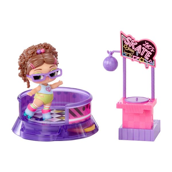 L.o.l. surprise! music festival furniture packs – set di mobili con bambolina esclusiva, 4 modelli da collezionare - LOL