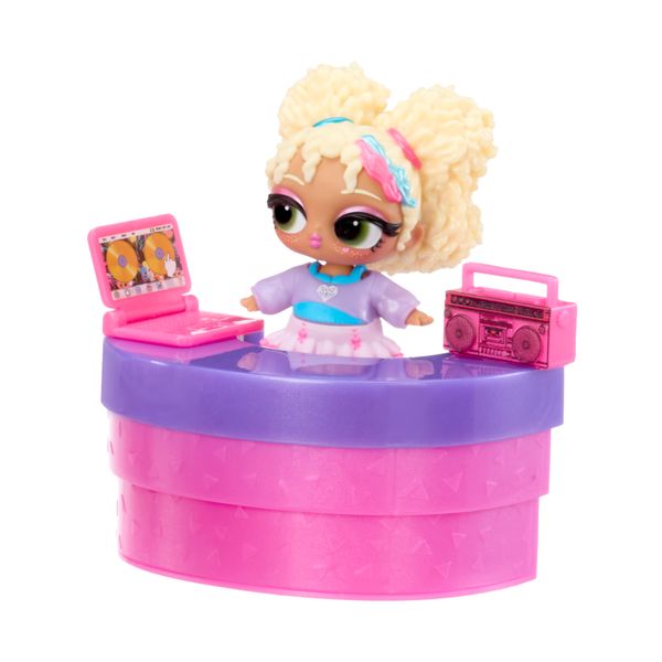 L.o.l. surprise! music festival furniture packs – set di mobili con bambolina esclusiva, 4 modelli da collezionare - LOL