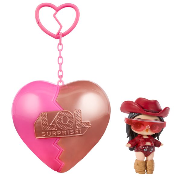 L.o.l. surprise! music festival headliners – bambolina da collezione con portachiavi a cuore, 4 look assortiti - LOL