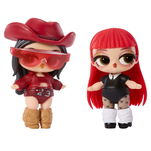 L.o.l. surprise! music festival headliners – bambolina da collezione con portachiavi a cuore, 4 look assortiti - LOL