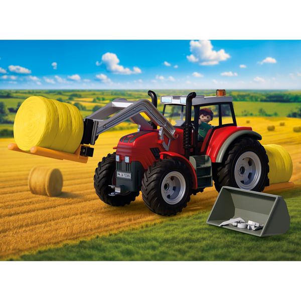 Playmobil 72305 grande trattore con balle di fieno - PLAYMOBIL : FATTORIA