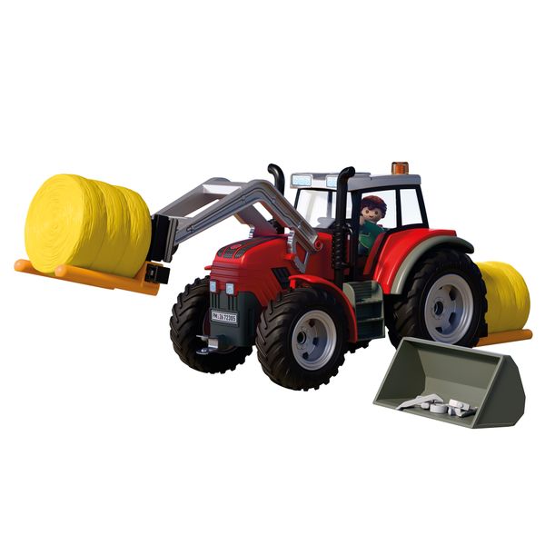Playmobil 72305 grande trattore con balle di fieno - PLAYMOBIL : FATTORIA