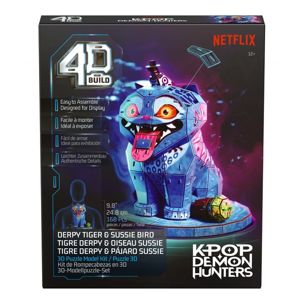 4d build, puzzle 3d kpop demon hunters derpy tiger & sussie l'uccello, 12+ - KPOP DEMON HUNTERS
