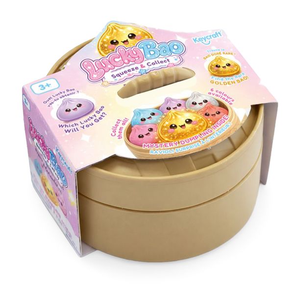 Raviolo squishy dumpling colorato antistress - assortito - morbido, slow rise, relax e gioco sensoriale. lucky bao™ mystery squishy dumpling - GAGY