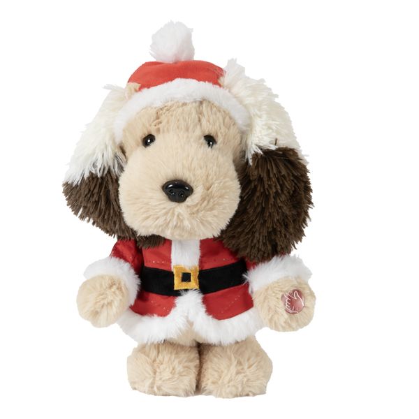 Peluche cane babbo natale 33 cm - AMI PLUSH