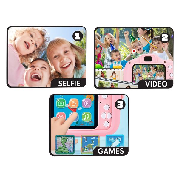 Fotocamera kids azzurra, 6+ anni - CREA MANIA