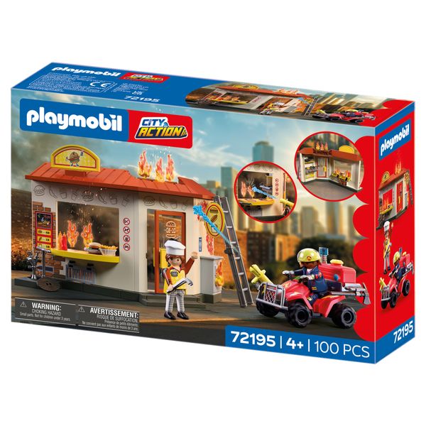 Playmobil 72195 quad dei vigili del fuoco - PLAYMOBIL : FIRE BRIGADE