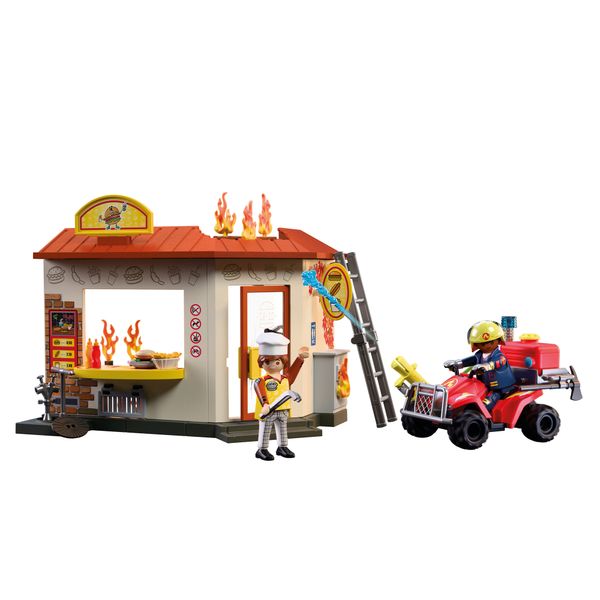 Playmobil 72195 quad dei vigili del fuoco - PLAYMOBIL : FIRE BRIGADE