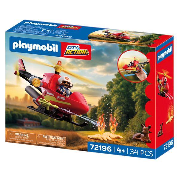 Playmobil 72196 elicottero dei vigili del fuoco - PLAYMOBIL : FIRE BRIGADE