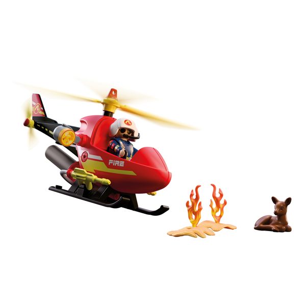 Playmobil 72196 elicottero dei vigili del fuoco - PLAYMOBIL : FIRE BRIGADE