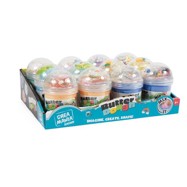 Butter dough small - barattolo 80 gr - 6 modelli assortiti - CREA MANIA