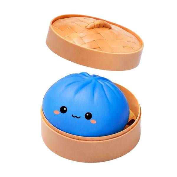 Raviolo squishy dumpling colorato antistress - assortito - morbido, slow rise, relax e gioco sensoriale. lucky bao™ mystery squishy dumpling - GAGY