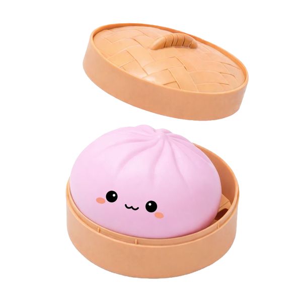 Raviolo squishy dumpling colorato antistress - assortito - morbido, slow rise, relax e gioco sensoriale. lucky bao™ mystery squishy dumpling - GAGY