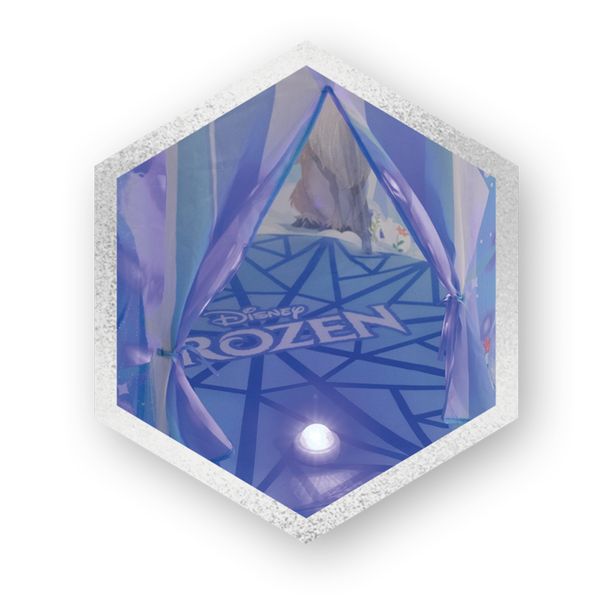 Tenda glow palace con luci - disney frozen - SUN&SPORT