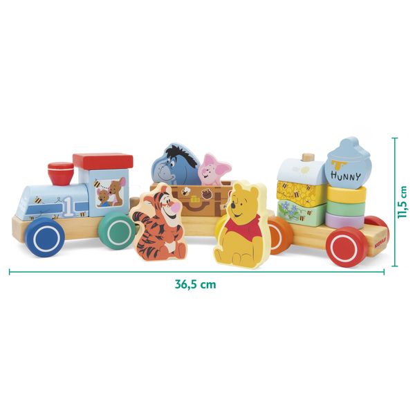 Trenino in legno - winnie the pooh - WOOD 'N' PLAY