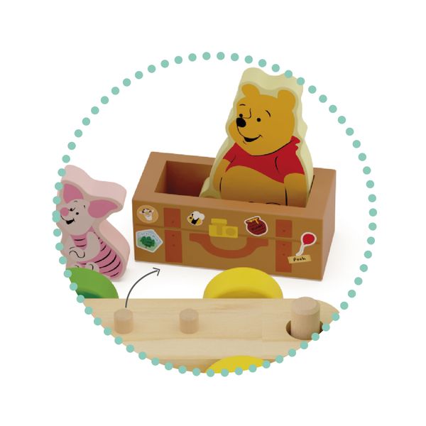 Trenino in legno - winnie the pooh - WOOD 'N' PLAY