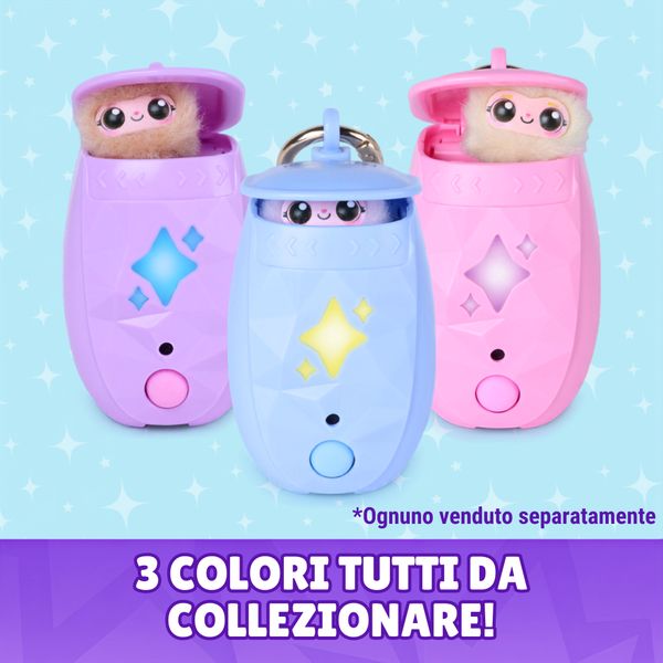 Peekimo, animale domestico interattivo viola, 5+ anni - SPINMASTER