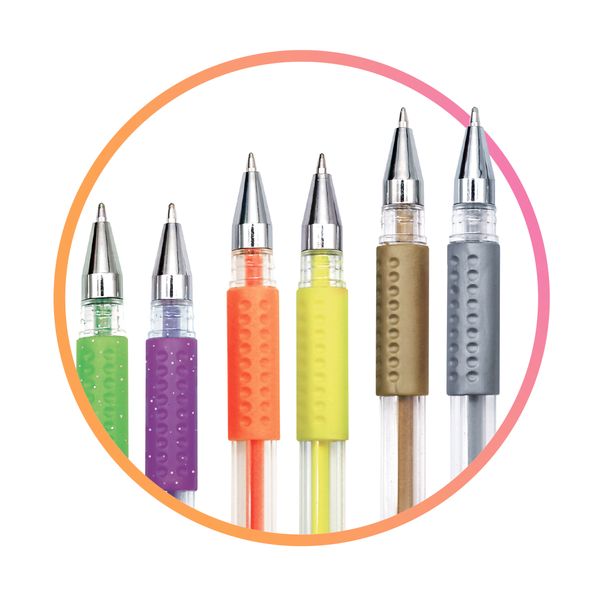 Maxi set di penne gel - 100 colori - CREA MANIA
