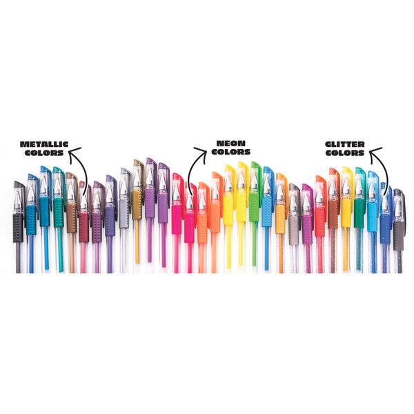 Maxi set di penne gel - 100 colori - CREA MANIA