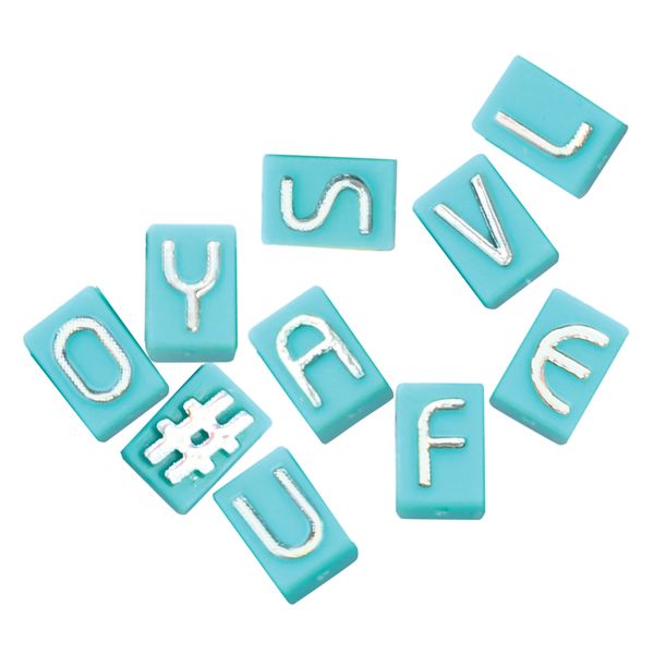 Set bracciali con lettere good vibes - CREA MANIA
