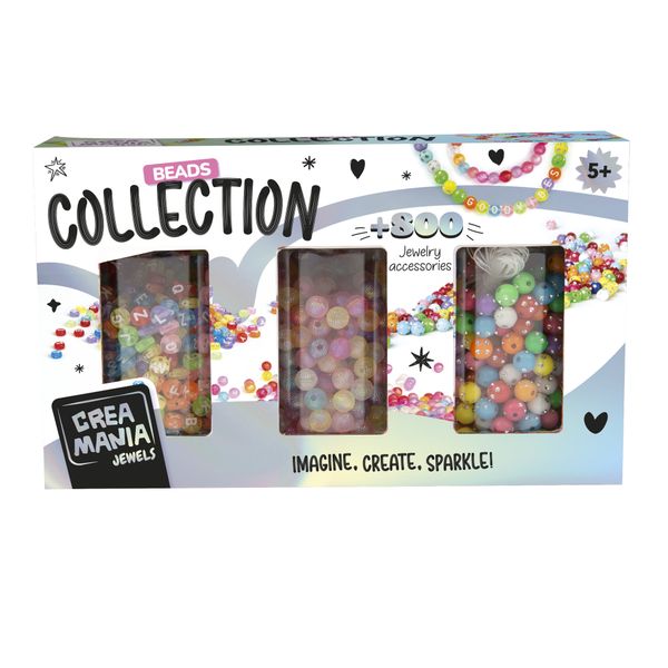 Beads collection - 3 barattoli di perline - CREA MANIA