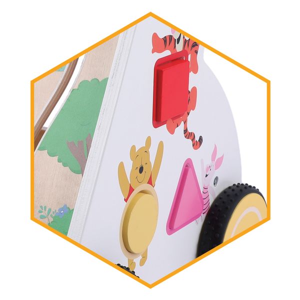 Baby walker in legno - winnie the pooh - WOOD 'N' PLAY