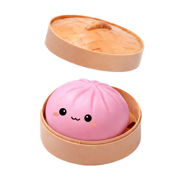 Raviolo squishy dumpling colorato antistress - assortito - morbido, slow rise, relax e gioco sensoriale. lucky bao™ mystery squishy dumpling - GAGY