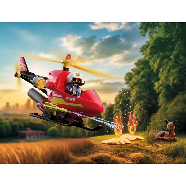 Playmobil 72196 elicottero dei vigili del fuoco - PLAYMOBIL : FIRE BRIGADE