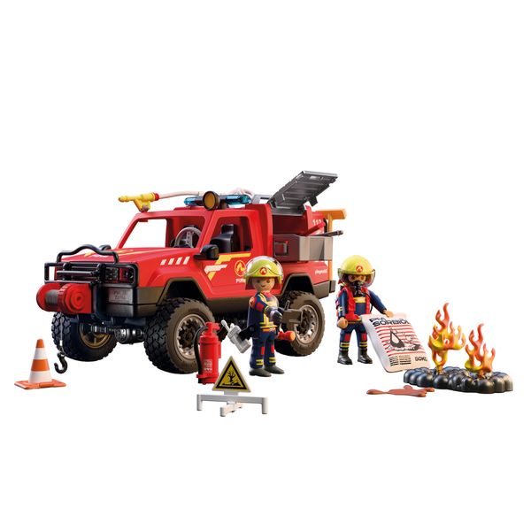 Playmobil 72194 pick-up dei vigili del fuoco - PLAYMOBIL : FIRE BRIGADE