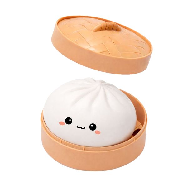 Raviolo squishy dumpling colorato antistress - assortito - morbido, slow rise, relax e gioco sensoriale. lucky bao™ mystery squishy dumpling - GAGY