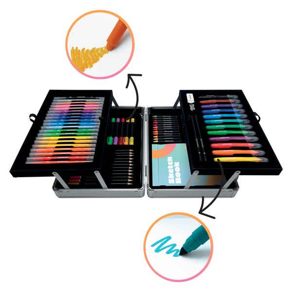 Valigetta premium artistic set - CREA MANIA