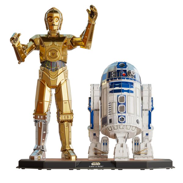 4d build, kit di modellismo 3d star wars c-3po e r2-d2 - Star Wars