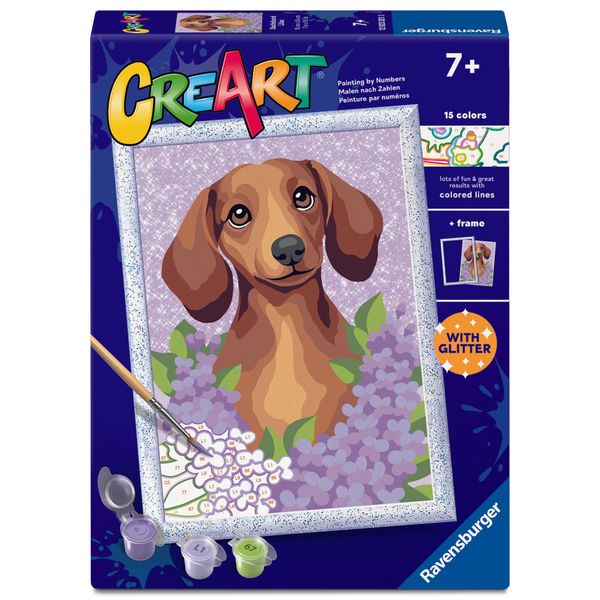 Ravensburger - creart cane bassotto, 7+ - CREART