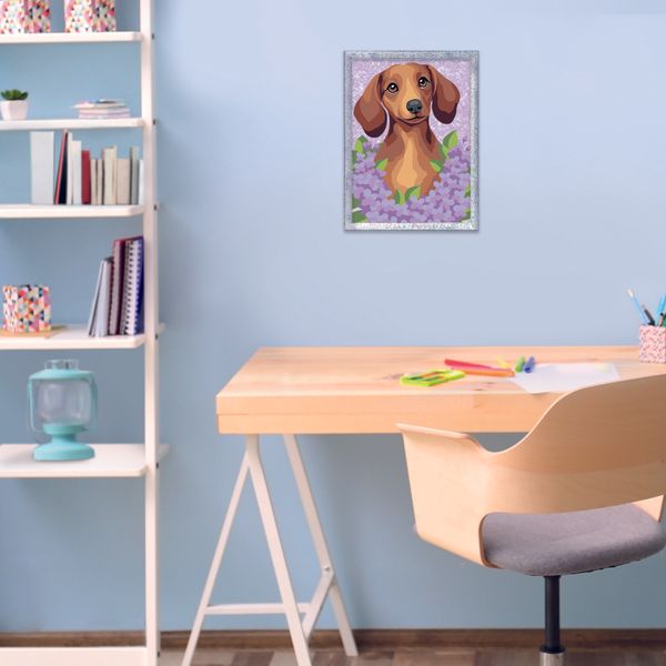 Ravensburger - creart cane bassotto, 7+ - CREART