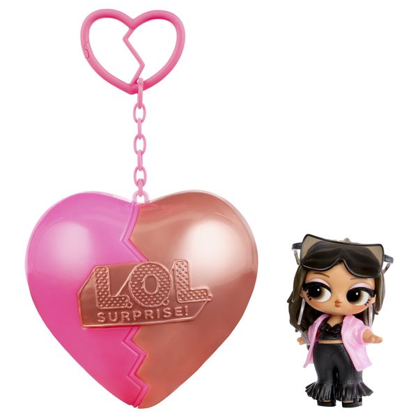 L.o.l. surprise! music festival headliners – bambolina da collezione con portachiavi a cuore, 4 look assortiti - LOL