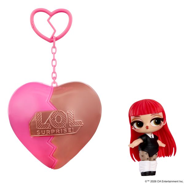 L.o.l. surprise! music festival headliners – bambolina da collezione con portachiavi a cuore, 4 look assortiti - LOL