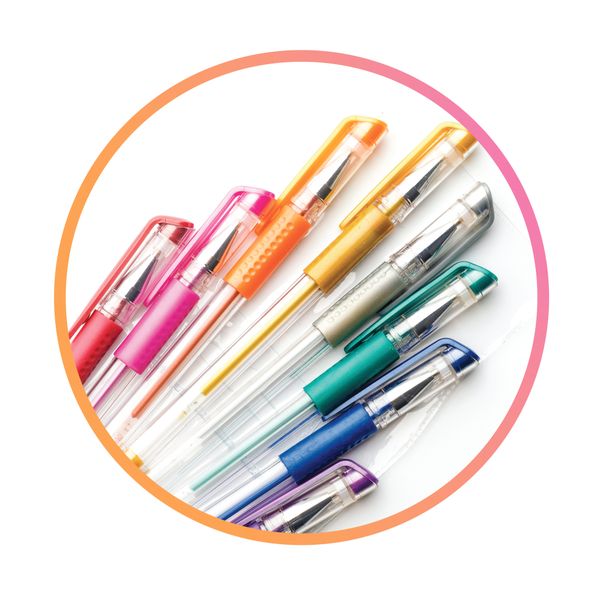 Maxi set di penne gel - 100 colori - CREA MANIA