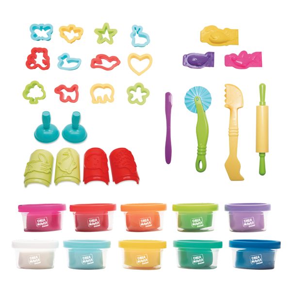 Mega set arcobaleno - pasta da modellare - CREA MANIA