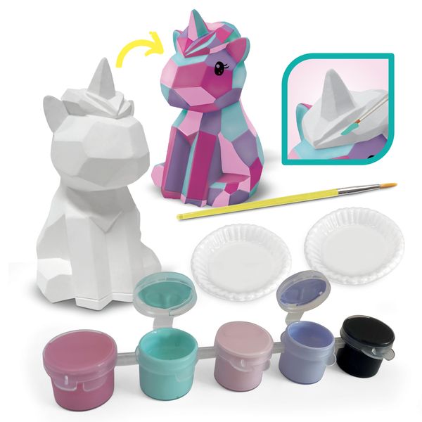 Unicorno 3d da colorare - CREA MANIA